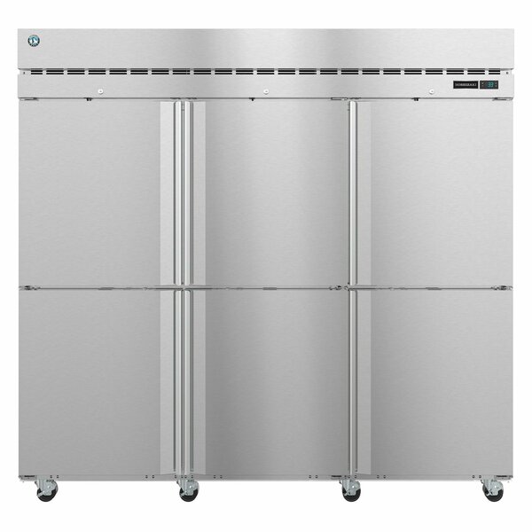 Hoshizaki America Refrigerator, Three Section Upright, Half Stainless Doors with Lock R3A-HS